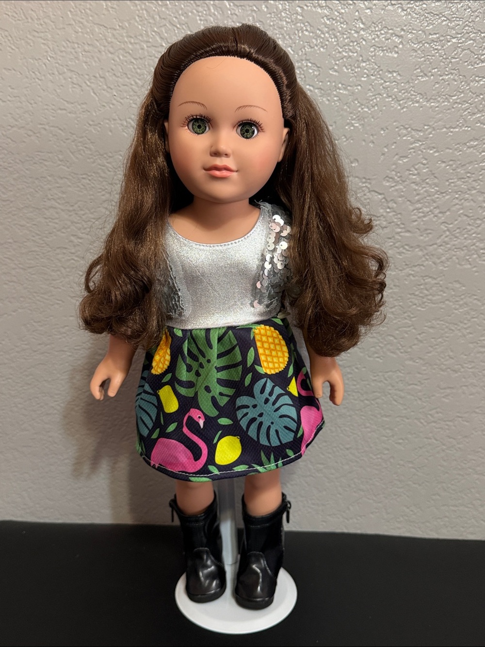 My Life 18” Doll Reddish Brown Hair with Green Eyes